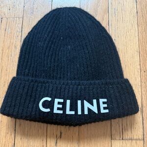 Black Logo Knit Beanie | Designer-Inspired | Winter Hat